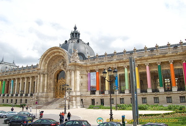 Facade of Petit Palais on Av. Winston-Churchill